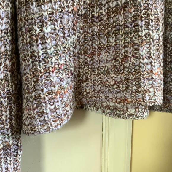 Rag & Bone Wool Blend Marled Funnel Neck Sweater Multicolor SZ L - Picture 7 of 16